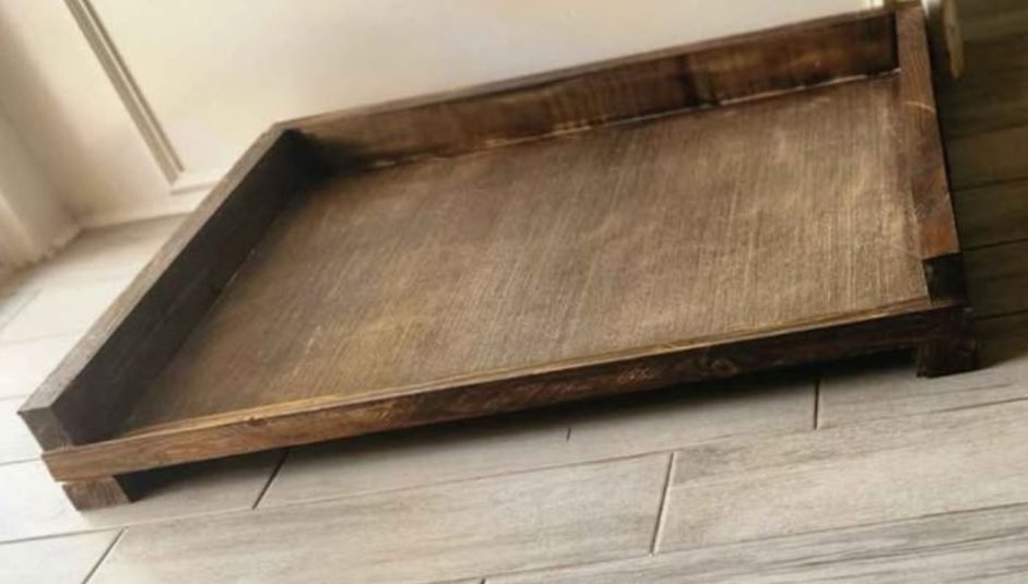 Raised Dog Bed — custom woodworking by Carpenter's Cove