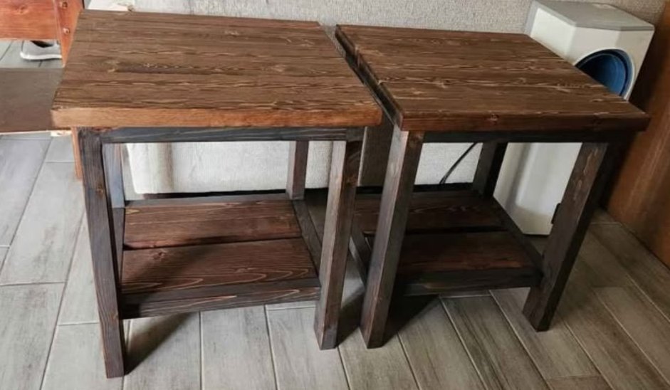 Farmhouse End Tables — view 4