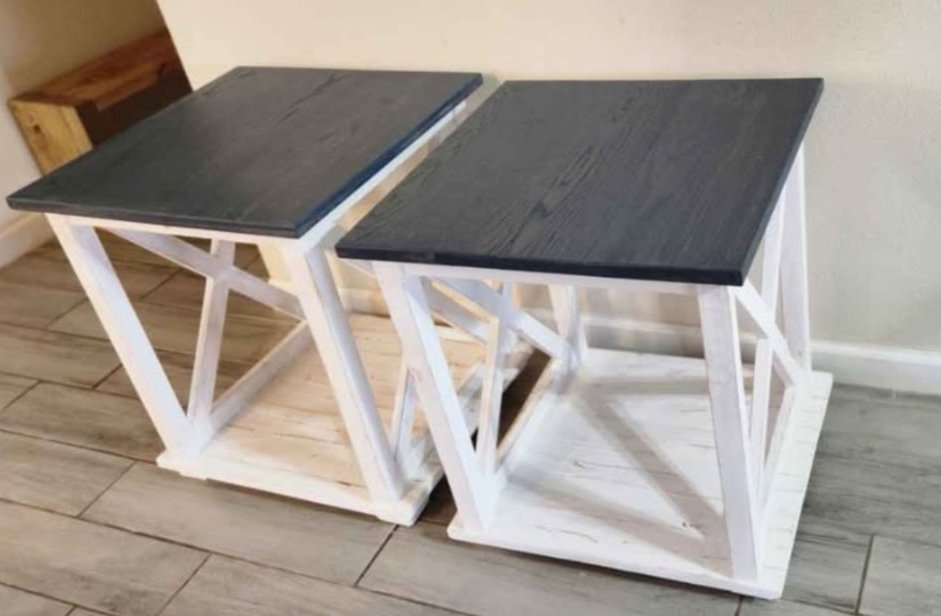 Farmhouse End Tables — view 3